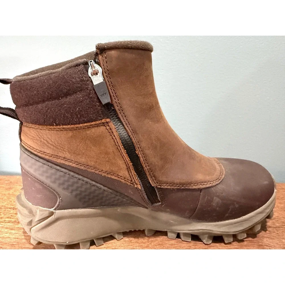 Merrell Thermo Kiruna Mid Zip Waterproof Winter Boots Brown Womens 7.5‎ J035092